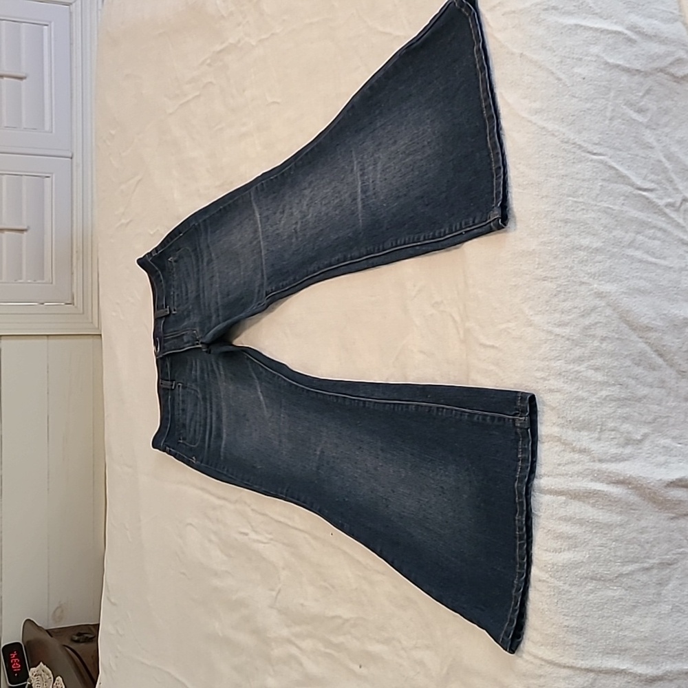 High waist flare jeans